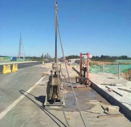 武安公路高聚物注浆加固